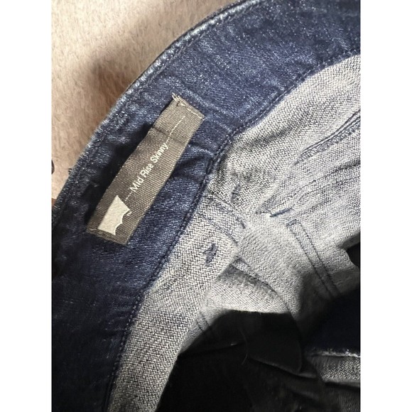 Levi's The Original Jean Mid Rise Skinny Denim Women's  12 M Blue Flap Pockets - Picture 5 of 11